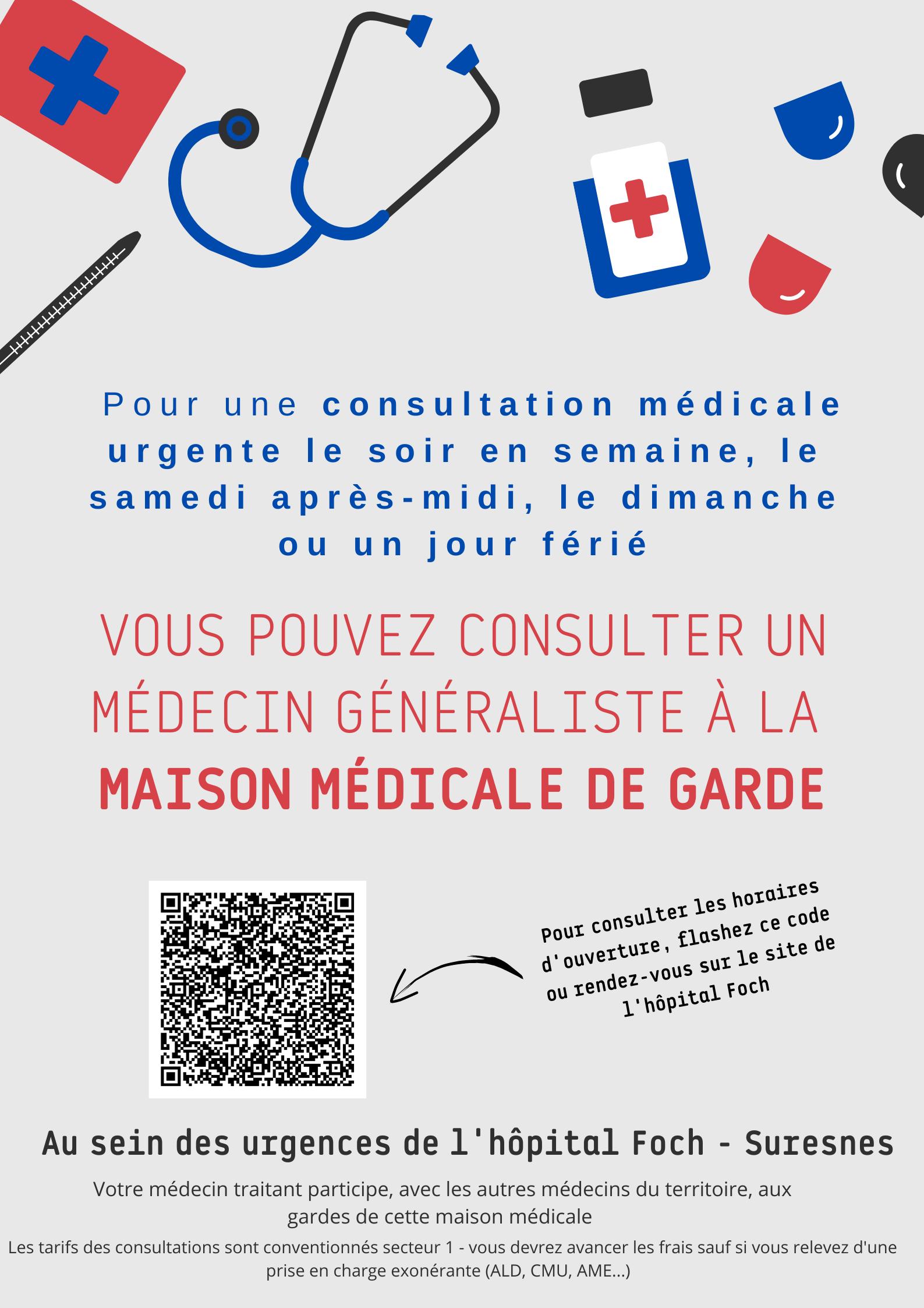 Affiche mmg version médecins de garde