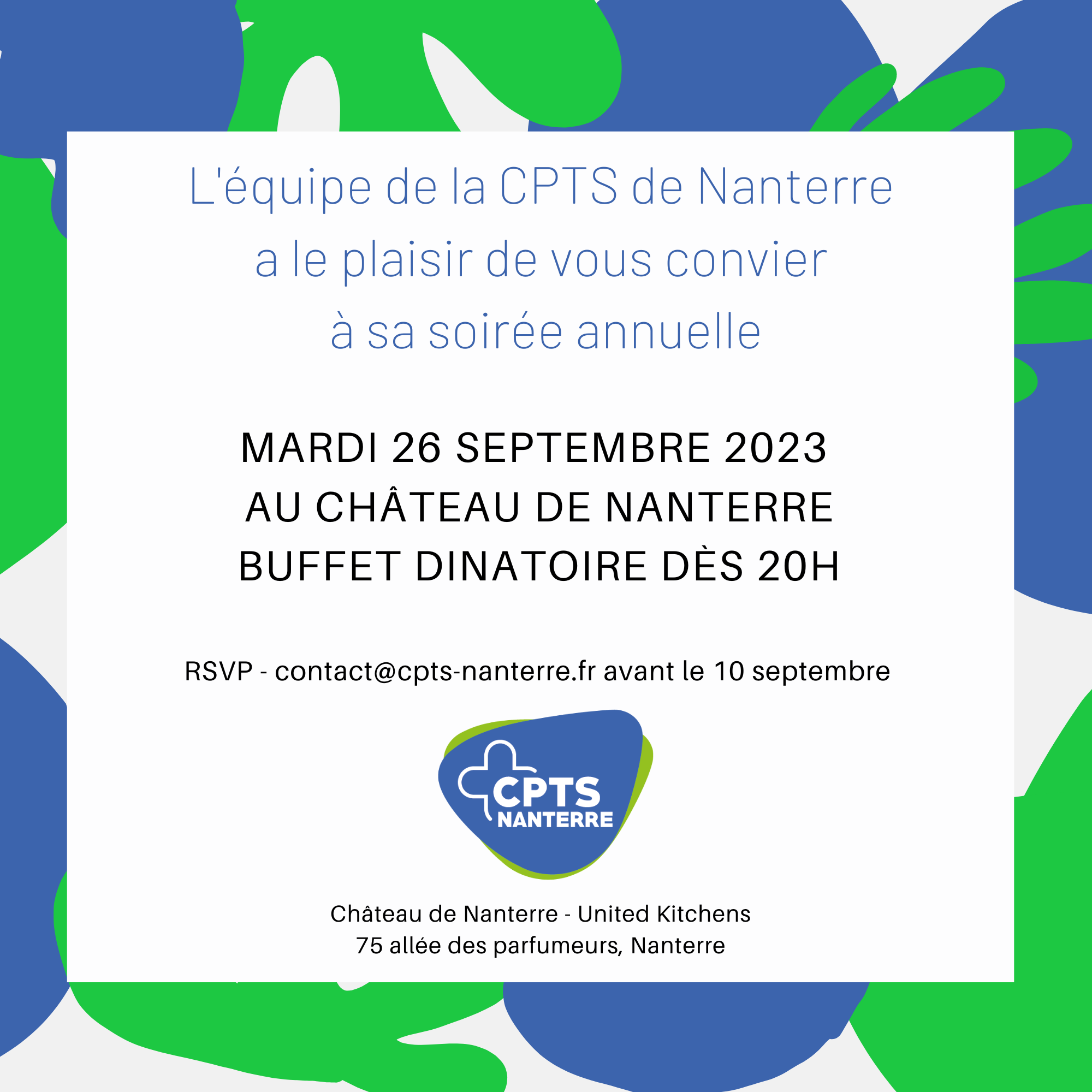 Invitation soirée cpts 26.09