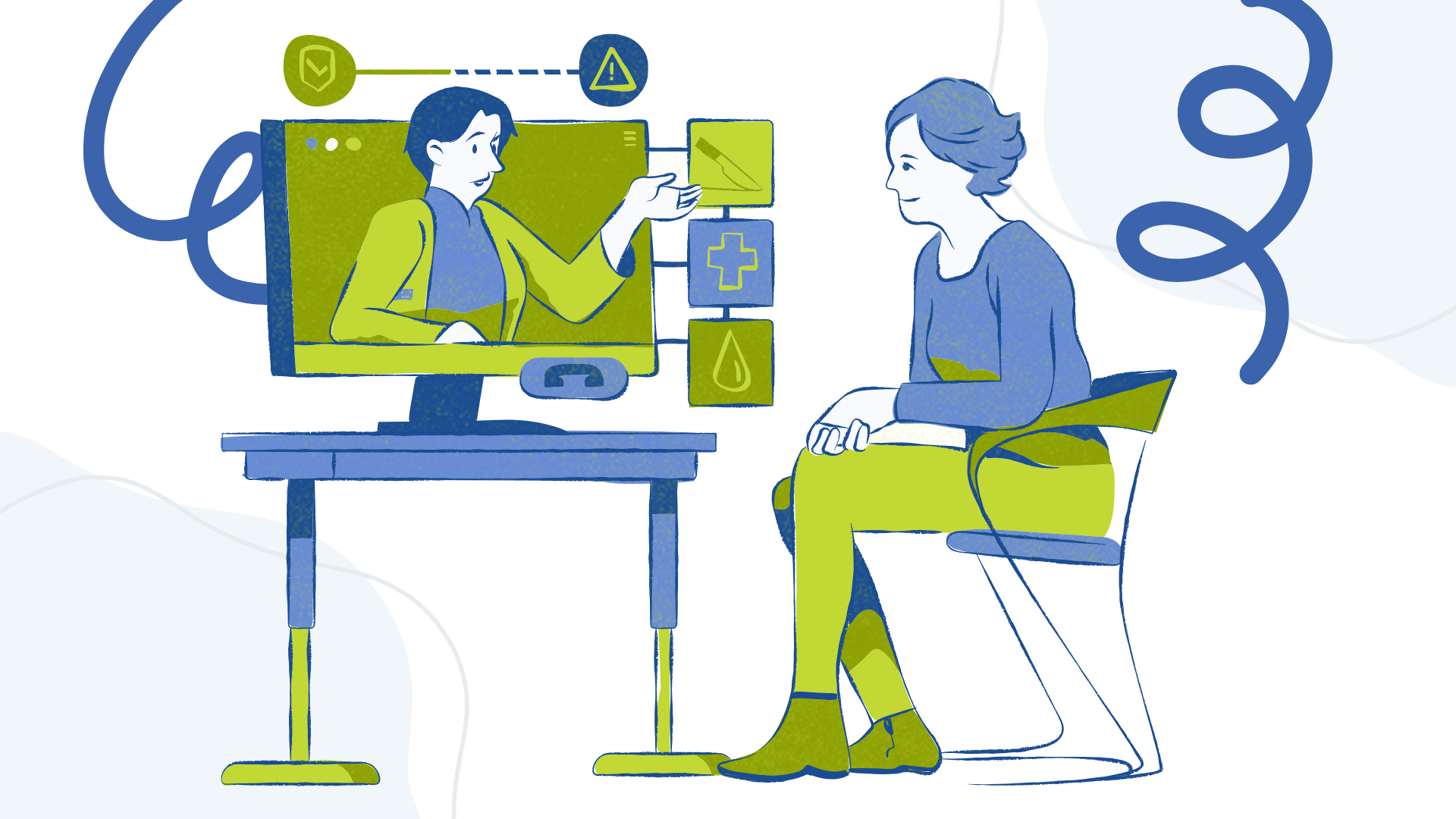 Blue illustrated doctor presentation (1)